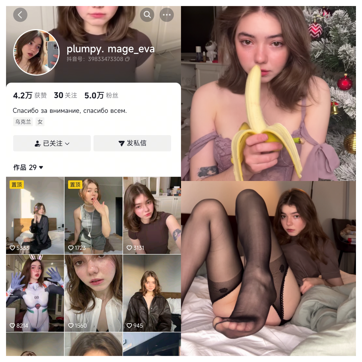 抖音PlumpyMageEva-电鸽