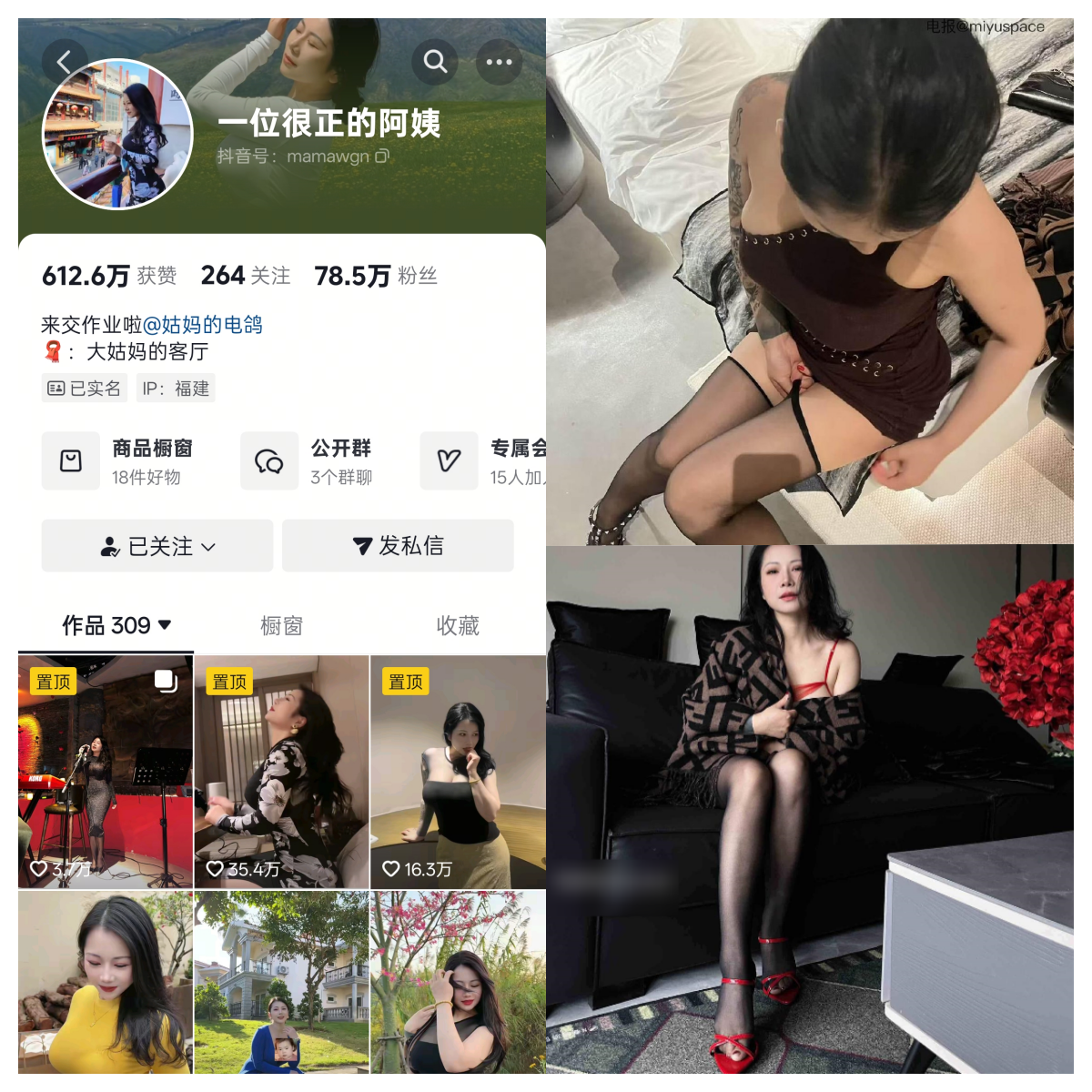 一位很正的阿姨/大姑妈合集-电鸽